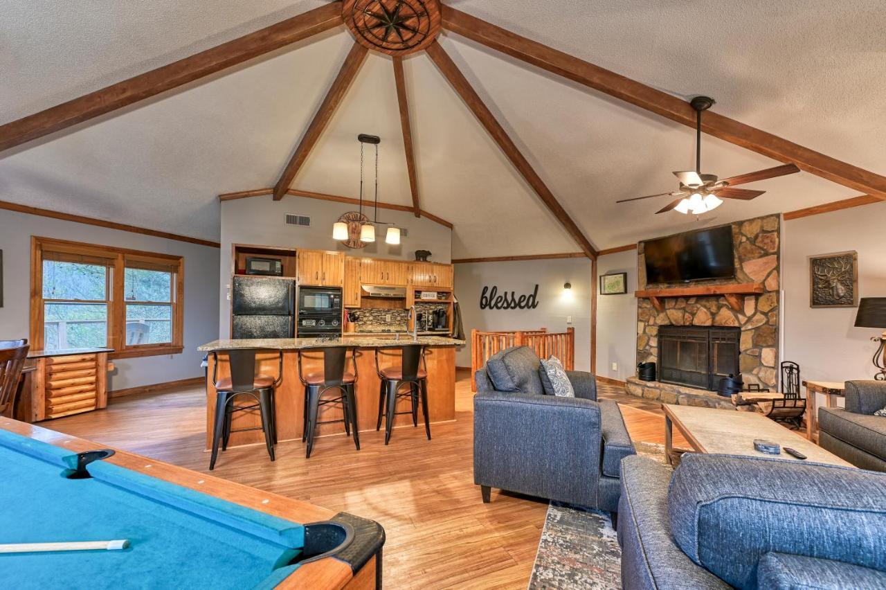 Hawks View Gatlinburg Mountain Cabin Bagian luar foto