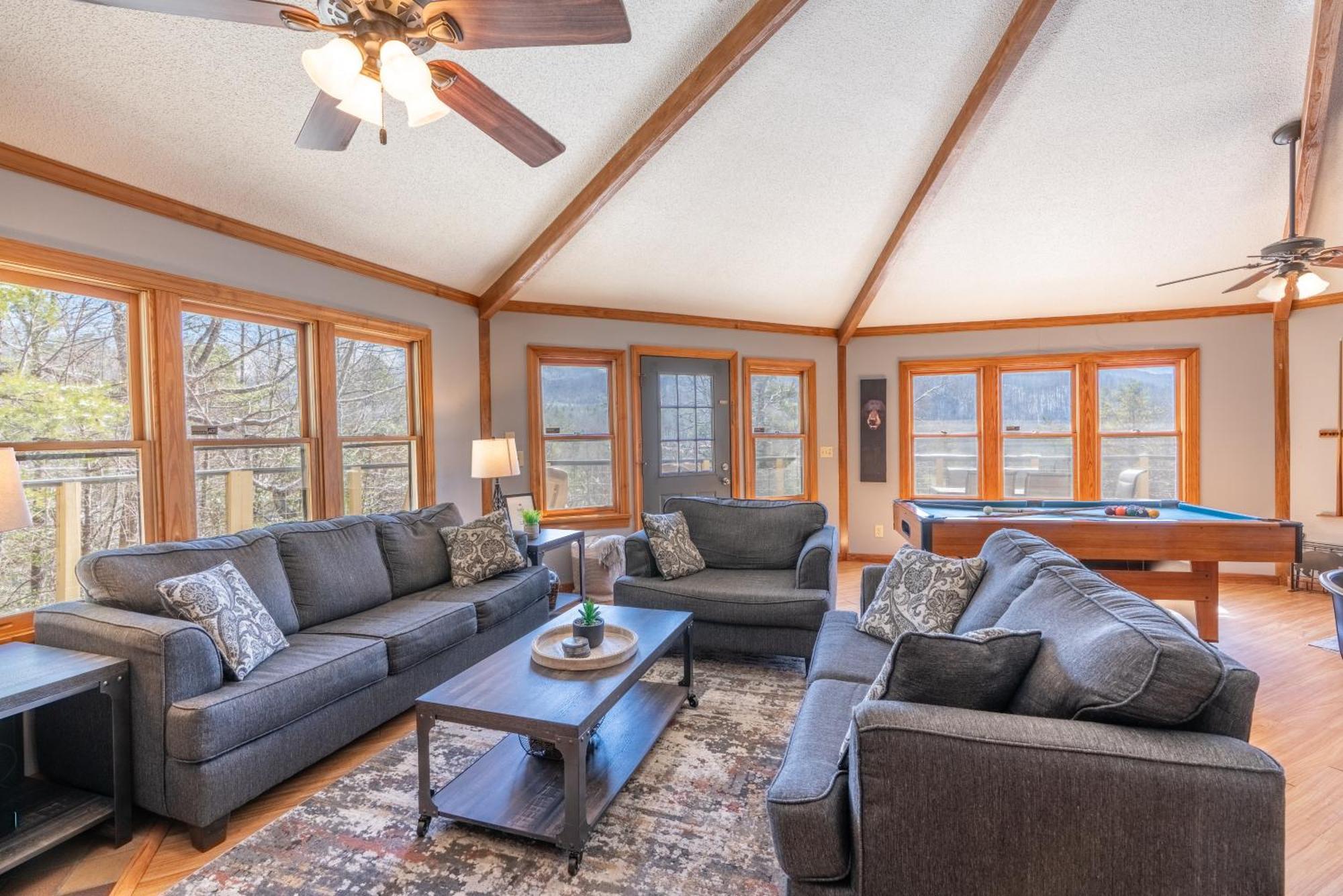 Hawks View Gatlinburg Mountain Cabin Bagian luar foto