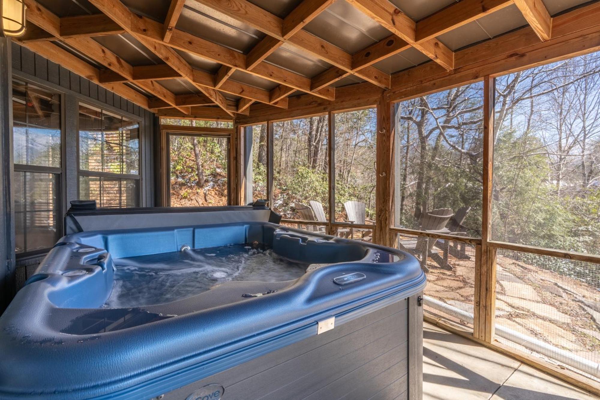 Hawks View Gatlinburg Mountain Cabin Bagian luar foto