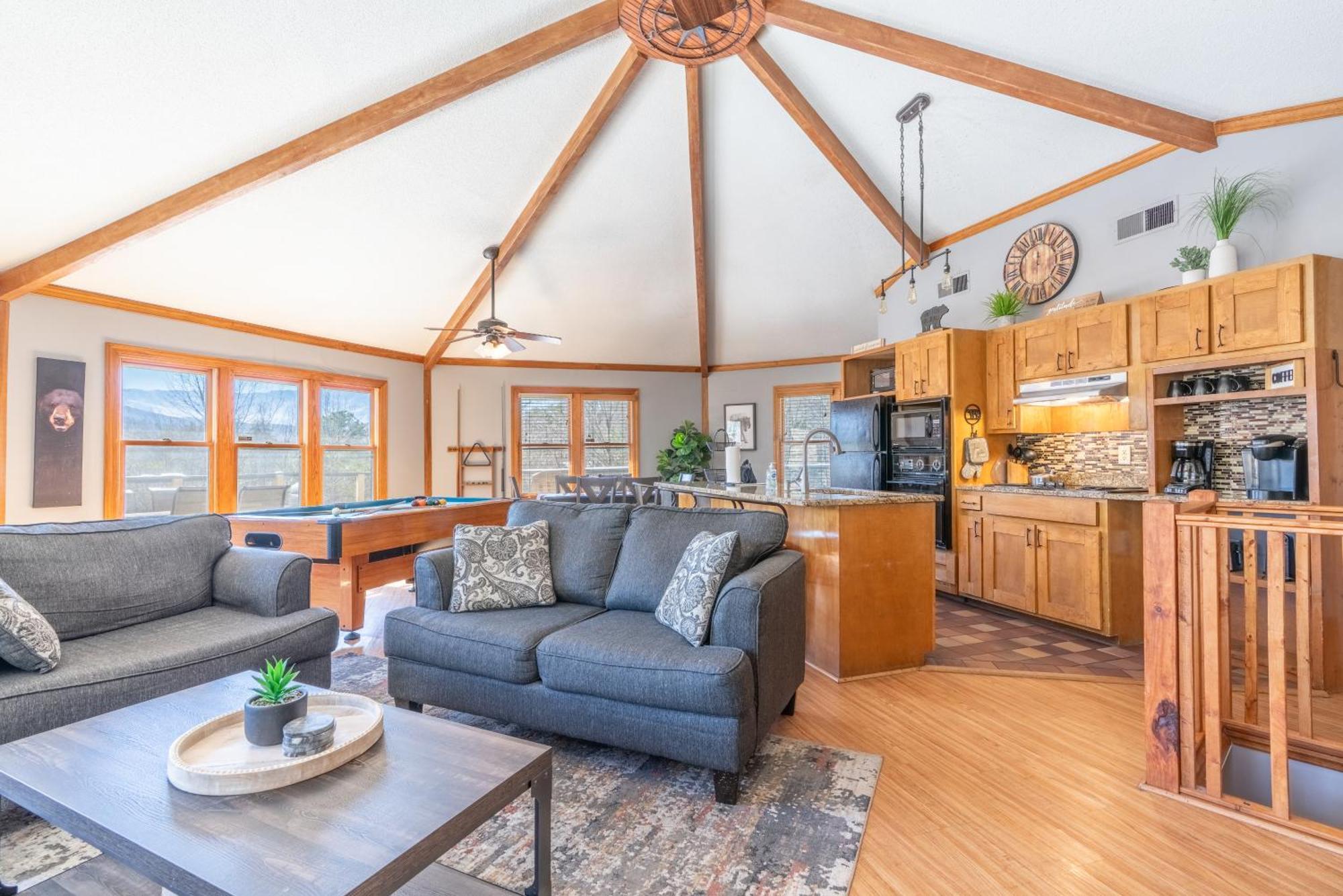 Hawks View Gatlinburg Mountain Cabin Bagian luar foto
